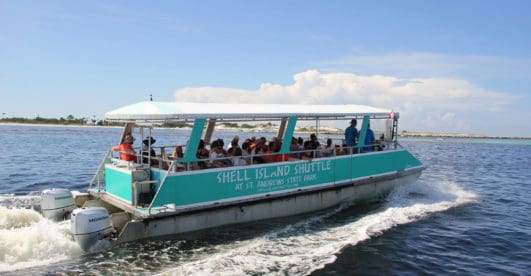 Shell Island Shuttle St Andrews State Park