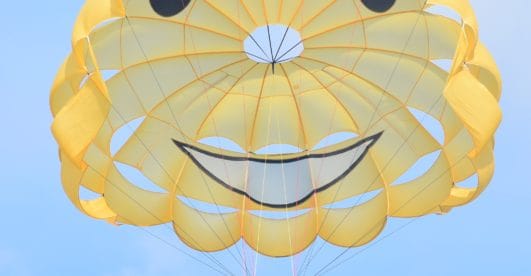 See spectacular views:  Parasail in Key Largo