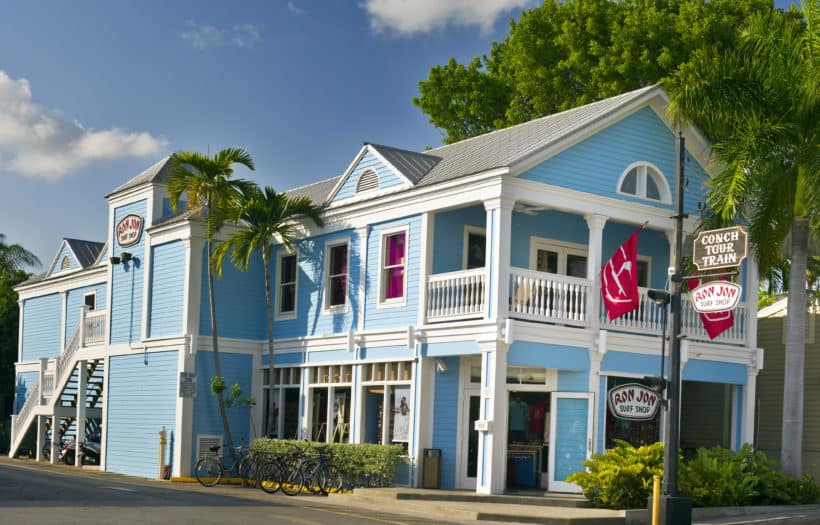 Exterior of Ron Jon Surf Shop Key West