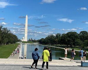Sightseeing Walking Tour and Group Fitness Class in Washington DC