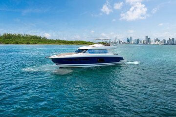 Half Day Luxury 62 ft Yacht Tour Rental in Miami