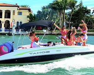 4-hour Private Fun Boat Rental With Captain | Best Miami Activity