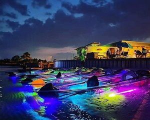 Night Glow Kayak Paddle Session in Navarre Beach