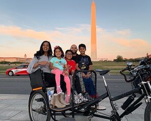 Pedicab Tour of the National Mall for 3 Guests
