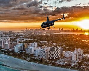 30-Min Magical Sunset Miami Private Helicopter Tour