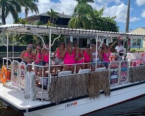 Bachelorette and Party Tiki Party Boat Sandbar Trip and Tour