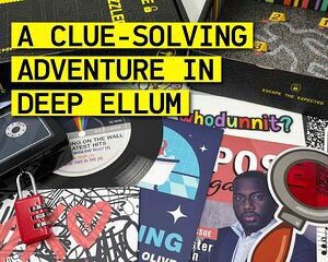Clue-solving adventure around Dallas