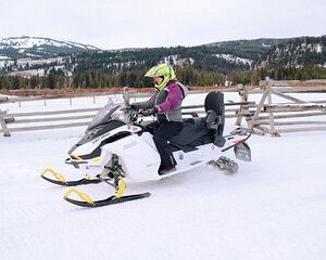 Turpin Meadow Ranch Electric Snowmobile in Jackson Hole