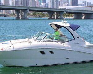 Miami Beach Boat Rental with Bathroom on Board