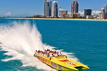 Miami City Tour by open bus and 45 min speedboat