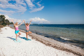 Solar Beach Yoga by the bay in Panama City Florida