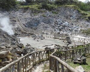 Hornillas hot springs- mud bath-Horses or tractor-waterfalls hike