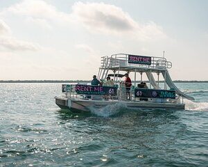 Pontoon Boat with 2 Slides in Destin/Fort Walton Beach Florida