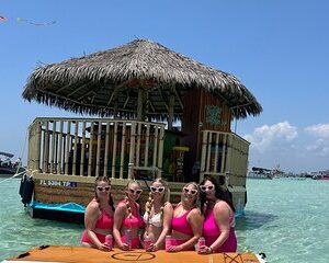 TAILFINS Tiki Boat Destin/Crab Island (6HRS/PRIVATE)