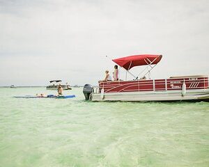 24ft (12 Passenger) Pontoon Boat Rental in Destin/Crab Island