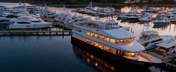 3 Hour Destin Dinner Cruise: Solaris Yacht in Miramar Beach 3 Hour Destin Dinner Cruise: Solaris Yacht in Miramar Beach