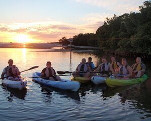 Guided Kayak Sunset Tour in Pelican Bay at Fort Myers Beach