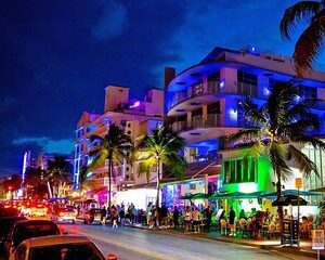 Miami by Night: City and Beach Lights Panoramic Tour