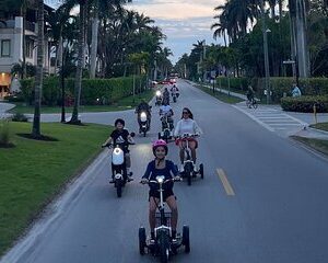 Sunset Tour of Naples Florida by Trike and Moped Family Fun