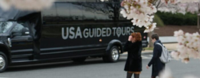 The DC Cherry Blossom Bus Tour with Tidal Basin Guided Walk The DC Cherry Blossom Bus Tour with Tidal Basin Guided Walk