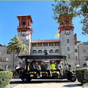 St. Augustine Private Tour on Premium Electric Cart with Pick Up