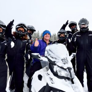 Yellowstone Old Faithful Full-Day Snowmobile Tour from Jackson Hole