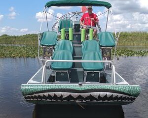 Air Boat Tour of Palm Beach in The Swamp Monster