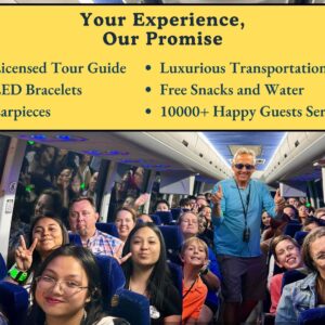 Discounted DC Night Tour With Magic LED- Snacks, LED Bracelets