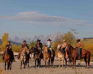 Horseback Riding with Grand Teton Views in Jackson Hole