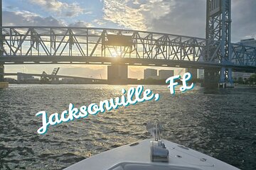 Jacksonville Private Boat Tour Daytime or Sunset, up to 6 people