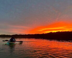 Sunset and Glow Guided Kayaking Tour Grapevine Lake