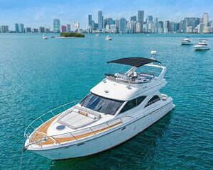 Miami Yacht Rental 55 ft + 2 Jet Ski | Miami Boat Rentals