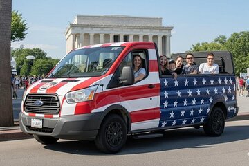 Washington DC History and Monuments Open Air Minibus Guided Tour