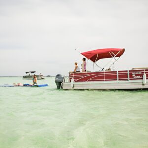 24ft (12 Passenger) Pontoon Boat Rental in Destin/Crab Island