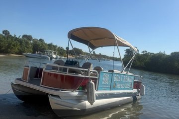 Dania Beach 18ft Pontoon Boat Full Day Rental