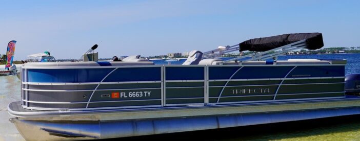 Full Day 90HP Pontoon Rental to Shell Island