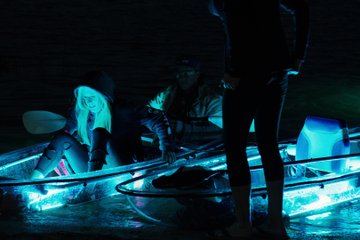 Glow In the Dark Clear Kayak Tour of St Augustine