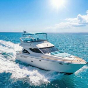 Miami Yacht Charter 50' | 2 Jet Ski Rides | Private Boat Rental