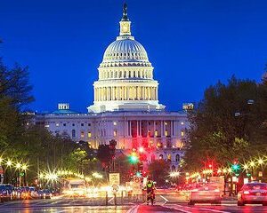 Private Night-Time Monuments Tour of DC for up to 10 Guests