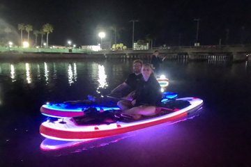 Night Glow Paddle board Adventure Tour in Daytona Beach